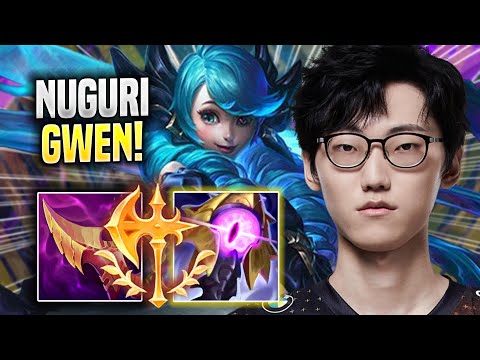 NUGURI IS SO GOOD WITH GWEN! - DK Nuguri Plays Gwen TOP vs Poppy! | Season 2022