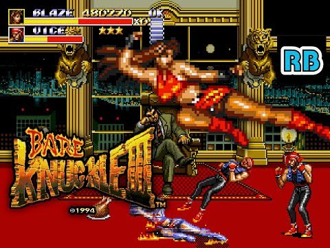 1994 [60fps] MD Bare Knuckle III Blaze VeryHard Nomiss ALL