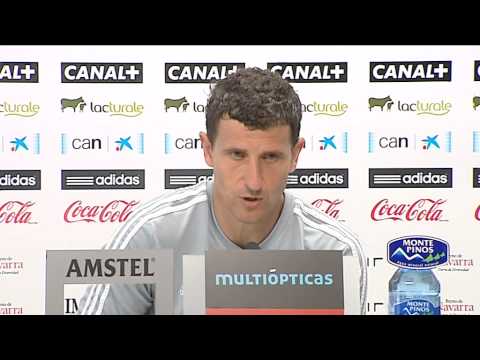 Rueda de prensa de Javi Gracia.