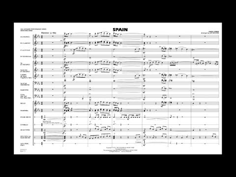 Spain by Chick Corea/arranged by Jay Bocook