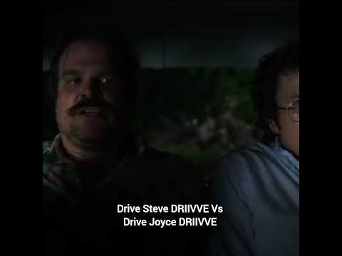 Steve drive vs joyce drive #meme #strangerthings #mentality