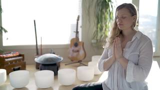Crystal Singing Bowls Energy Healing, The Power of Sound from Kurma Yoga