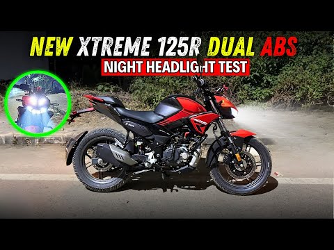 NEW Xtreme 125R Dual Channel ABS Cruise Control🔥| Night Headlight Test🔥
