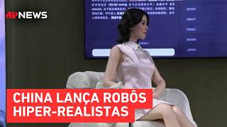 Robôs chineses com pele sintética prometem conversas fluidas