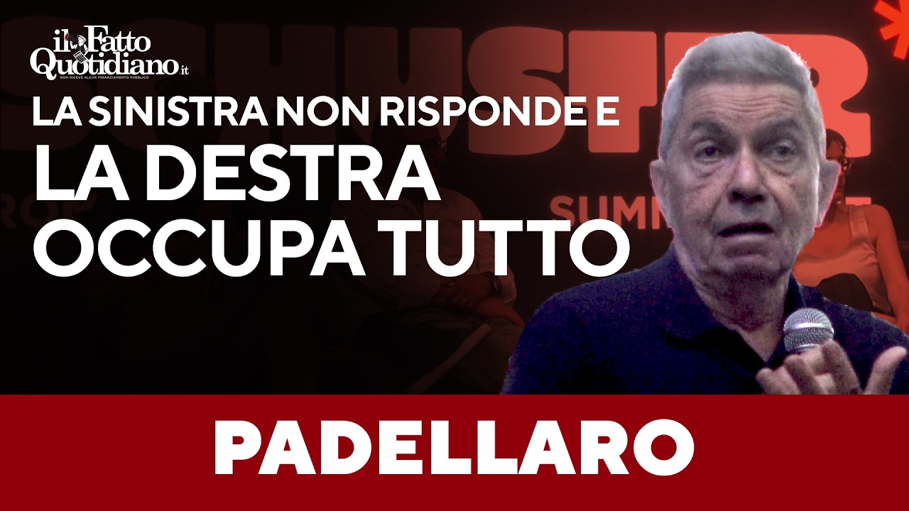 Padellaro: “La destra occupa il discorso pubblico, mentre l’opposizione balbetta”