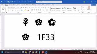 Flower Symbol Shortcut Keys In Word