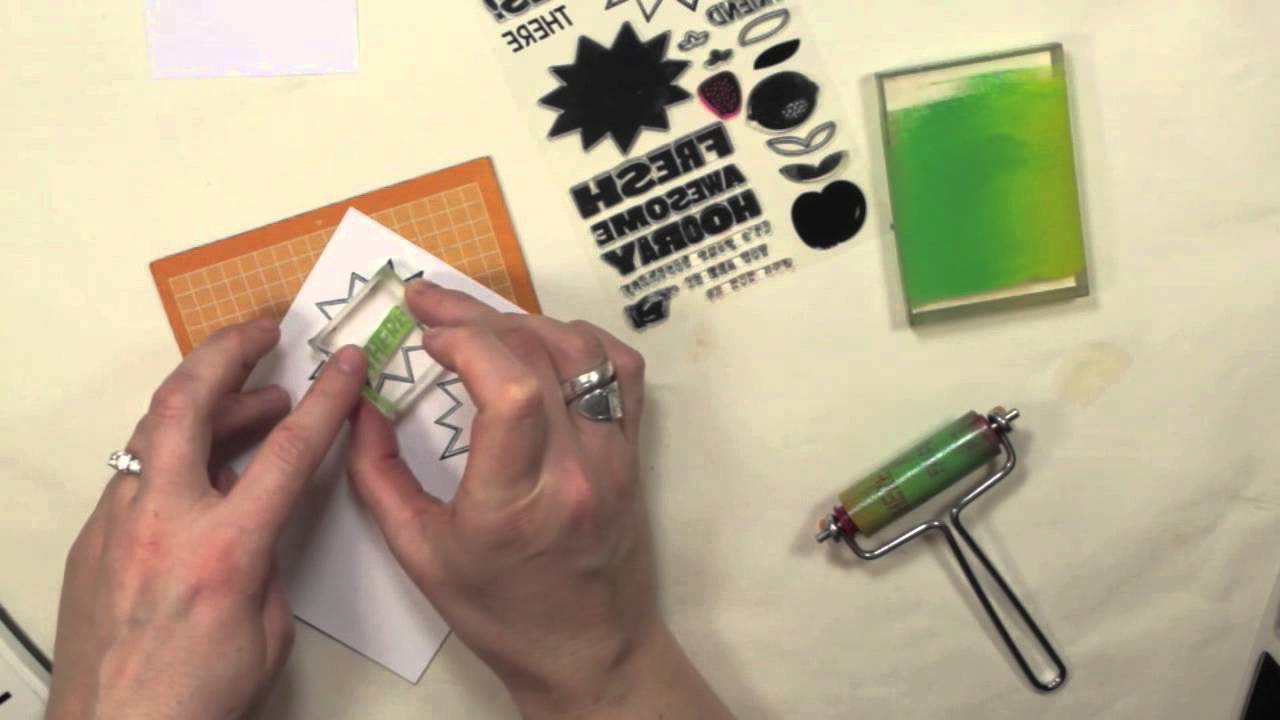 Stamping With Letterpress Ink - Julie Campbell