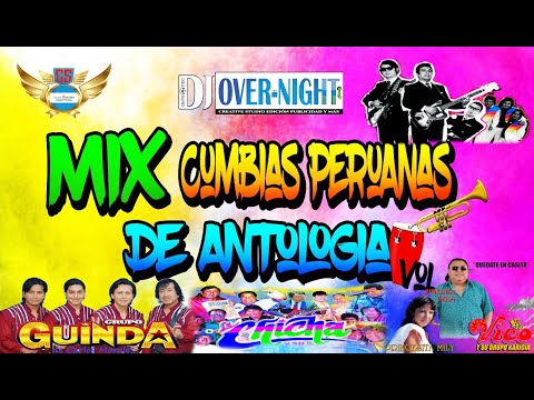 MIX CUMBIAS PERUANAS DE ANTOLOGÍA  dj over