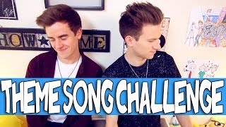 THEME SONG CHALLENGE W/ CONNOR FRANTA | RICKY DILLON