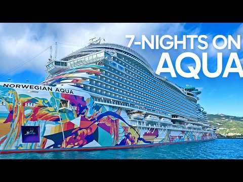 7 Nights on Norwegian Aqua (NCL's Newest Ship) Review & Caribbean Tour