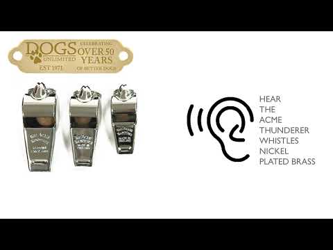 Listen to the Acme Thunderer Brass Whistle