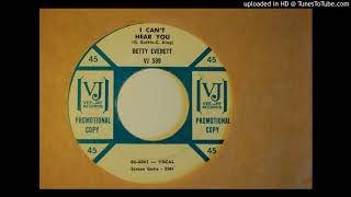 Chicago Northern Soul: Betty Everett &quot;I Can&#39;t Hear You&quot; 45 Vee-Jay 599  1964