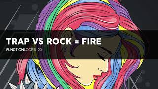 Video thumbnail for Trap Rock Samples - Trap Vs Rock = Fire - WAV Shots, Loops & MIDI Files by Function Loops