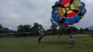 preview picture of video 'Parasailing Training at Pobitora, Assam'