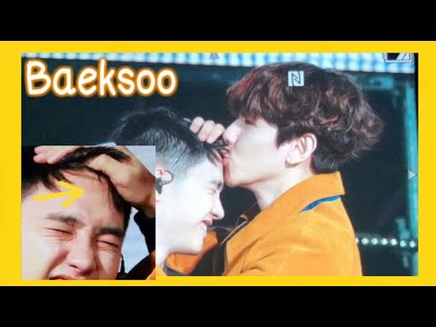 190316 EXO BAEKHYUN KISSED KYUNGSOO'S FOREHEAD @EXO FAN FESTIVAL