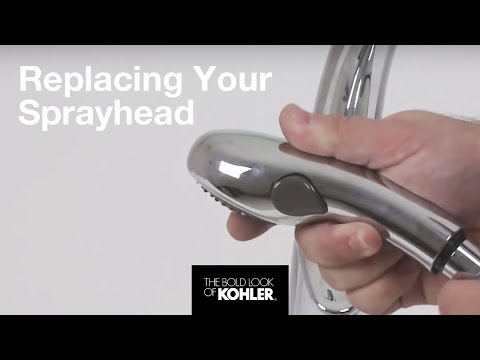 How to Replace a Kitchen Faucet Spray Head on a Pull Out Faucet