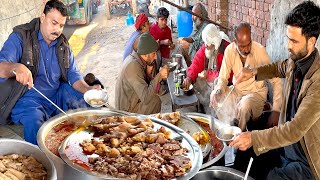 CHEAPEST ROADSIDE BREAKFAST WITH AMAZING TASTE | LAHORE STREET FOOD FAMOUS BHUTTO SIRI PAYE