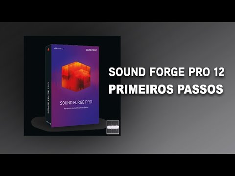 PRIMEIROS  PASSOS NO SOUND FORGE  PRO 12