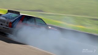 【GT7】ランチアデルタで流しっぱドリフト