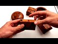BERBER THUYA Wood Burl Snake Gag Box