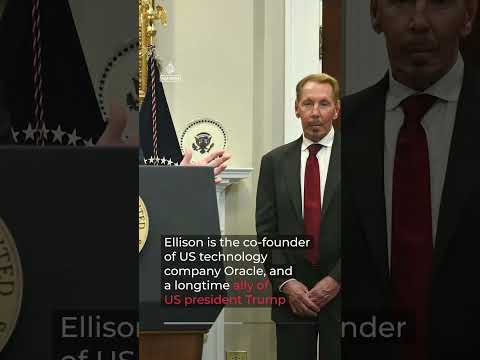 Activists label Larry Ellison's yacht 'The Trump Propagandist' | AJ #shorts