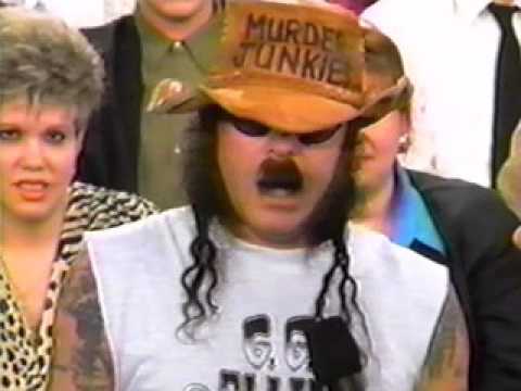 G.G. Allin - on Jane Whitney Show 1993 (Last Interview)