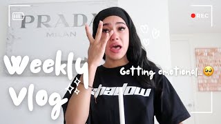 WEEKLY VLOG: CRYING ON CAMERA & GETTING BACK ON TRACK!