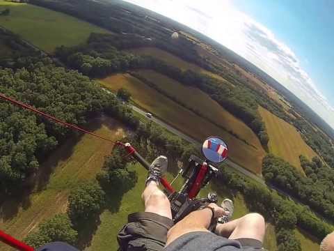 Crash landing in soybean field after bird strike. Sixchuter SR7XL 13 Sept 13 See description...