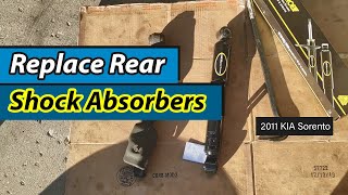 Replace Rear Shock Absorber: 2011 KIA Sorento