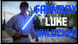 I have unlocked Farmboy Luke!!!!!!!!! | Battlefront 2