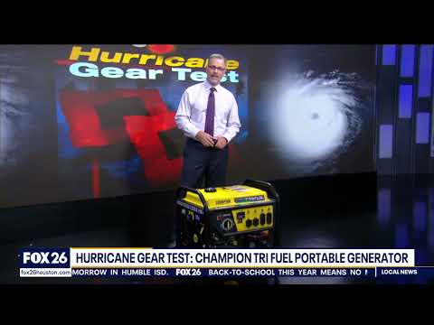 Champion Tri Fuel Generator - Hurricane Gear Test