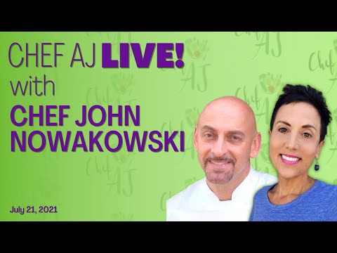 Vegan Cream of Broccoli Soup | Chef AJ LIVE! with Food Inc.'s Chef John Nowakowski
