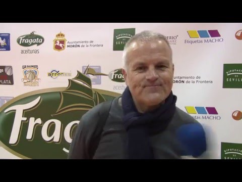 Entrevista Javier Fijo, entrenador de Aceitunas Fragata Morón