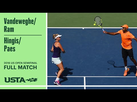 Vandewghe/Ram vs Hingis/Paes Full Match | 2016 US Open Round 2
