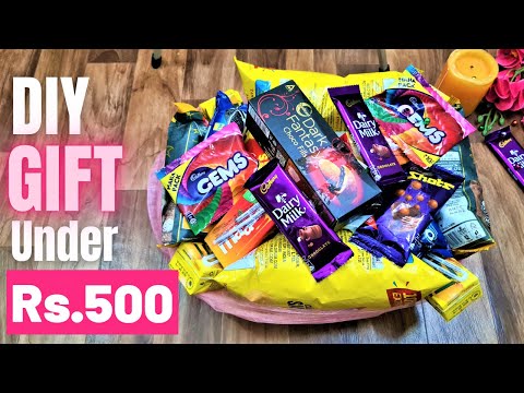 DIY Gift Basket under Rs.500 | DIY gift hampers | Diwali gift  ideas
