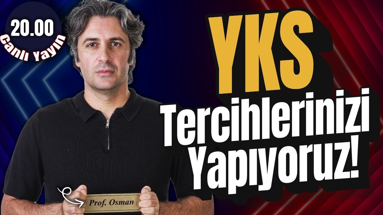 YKS Tercihlerinizi CANLI YAYINDA Yapıyoruz 21 Temmuz Salı