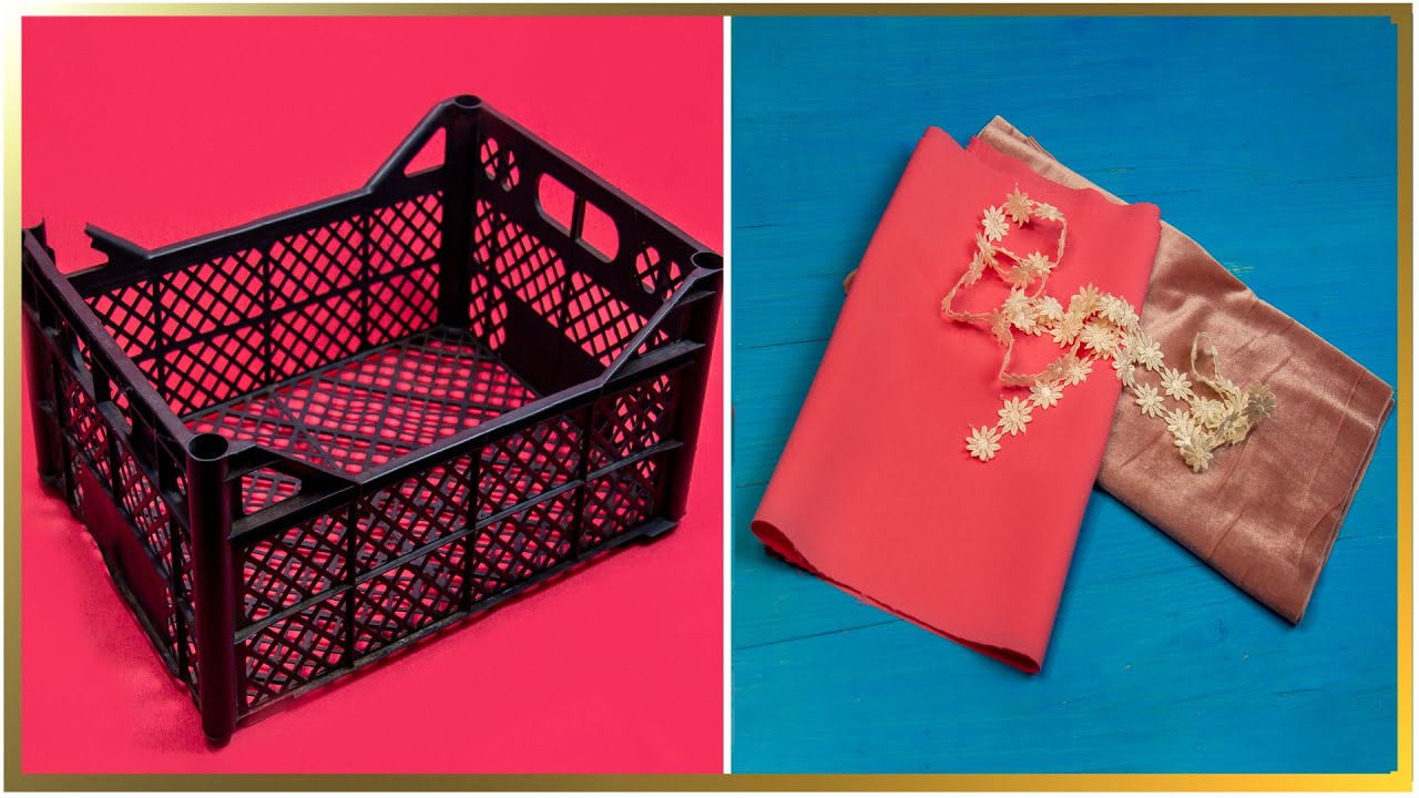 Ottima idea per le casse di plastica! Come riciclare la plastica in modo pratico e utile.