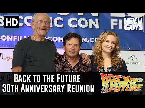 Back to the Future 30th Anniversary Cast Reunion - Michael J. Fox, Lea Thompson & Christopher Lloyd