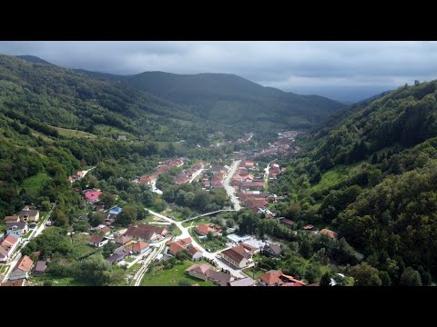 Rusca Montană, imagini aeriene