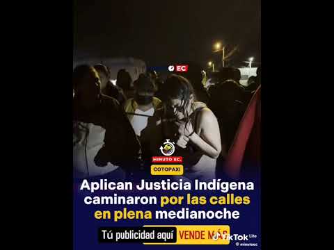 HATv - Aplican justicia indígena en un barrio de Latacunga
