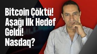 Bitcoin Crashed! First Target Reached! Nasdaq?