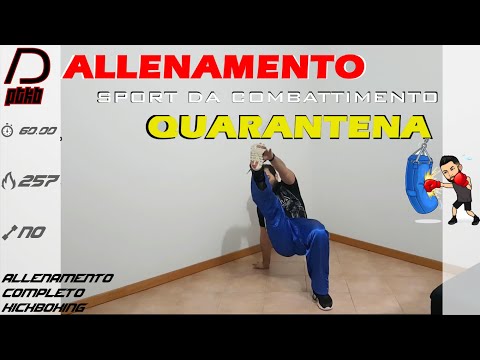 Kickboxing 2 Workout ALLENAMENTO A CASA  Quarantena | 60 minute kickboxing workout