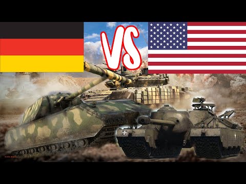 American T-95 vs German Maus Worlds heaviest Tank! #warthunder #vs #edit