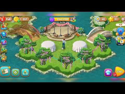 Gardenscapes Area 15 Restored Day 4 | Garden Completed