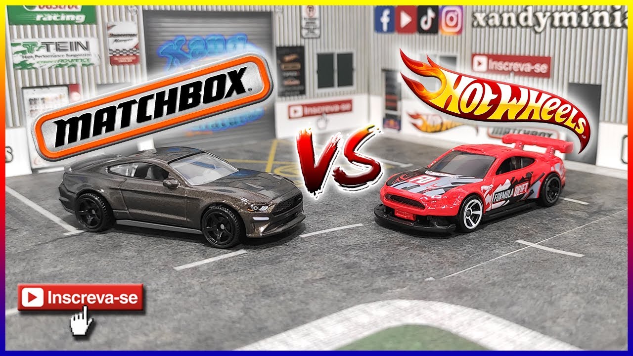 COMPARATIVO ENTRE AS MINIATURAS HOT WHEELS VS MATCHBOX / Quem Será que leva a Melhor?