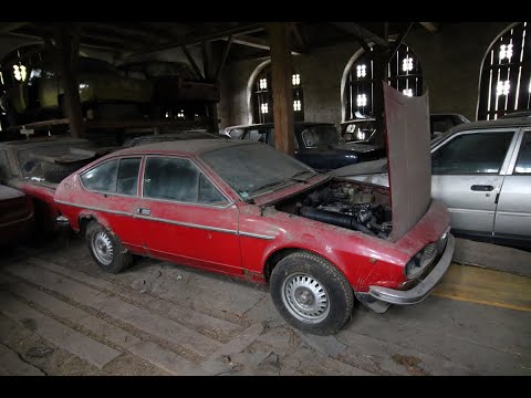 C'era una volta ....il CAPANNO  delle Vecchie ALFA  ROMEO