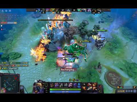 Throne with 77 HP Saved by Riki's Aghanim's Shard | Dota 2