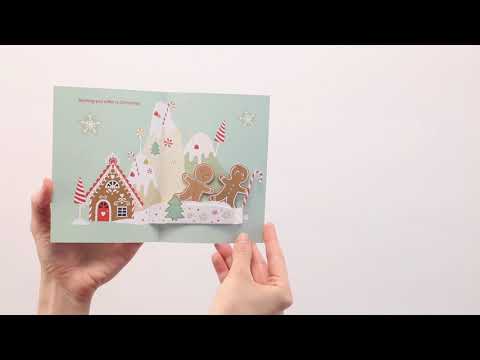 Gingerbread Mountain Holiday Cards - Set of 8