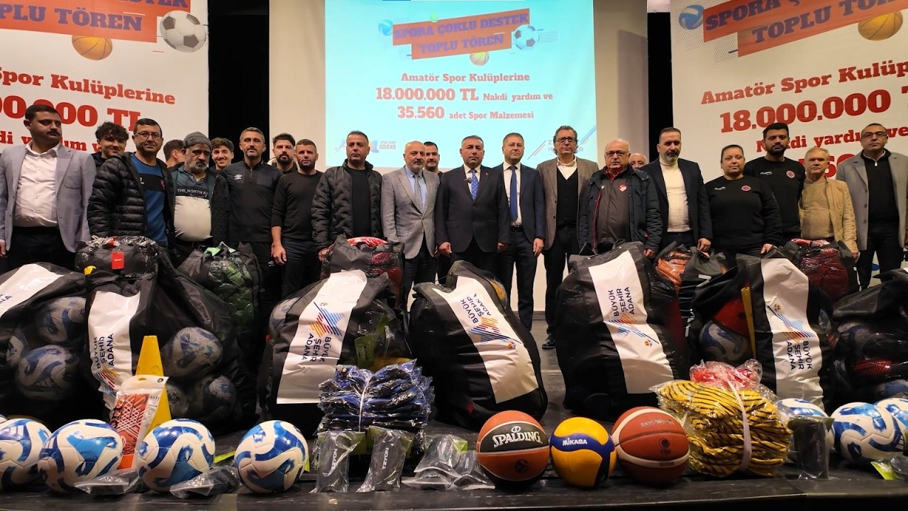 Adana Büyükşehir Belediyesi Olarak Amatör Spor Kulüplerimizin Yanında Olmaya Devam Ediyoruz