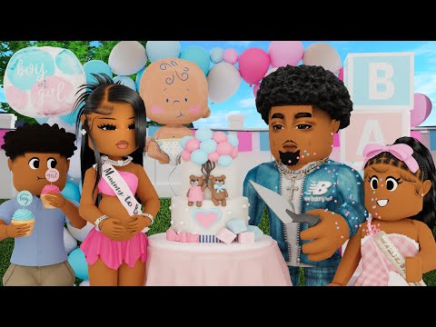 OUR BABY'S OFFICIAL GENDER REVEAL!! *Bloxburg Family Roleplay
